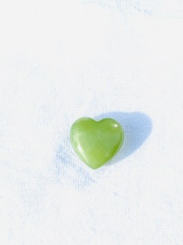 Green Serpentine Heart